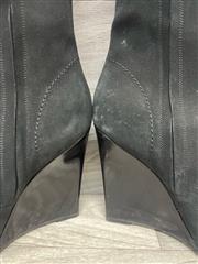 LOUIS VUITTON BLACK SUEDE LEATHER BOOTS | SIZE 9.5 US - 41 EU